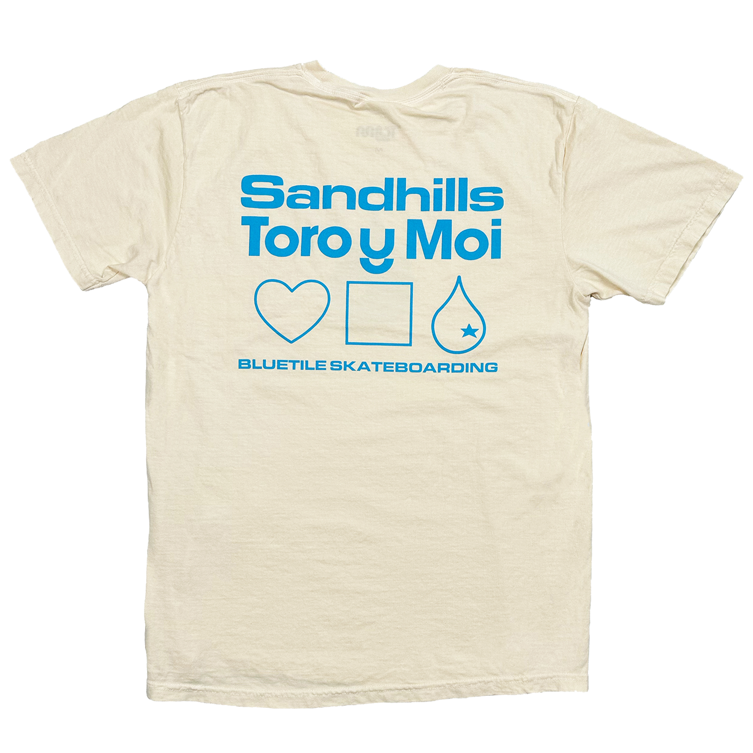 Toro y Moi x Bluetile Skateboarding - Sandhills T-Shirt - Off-White