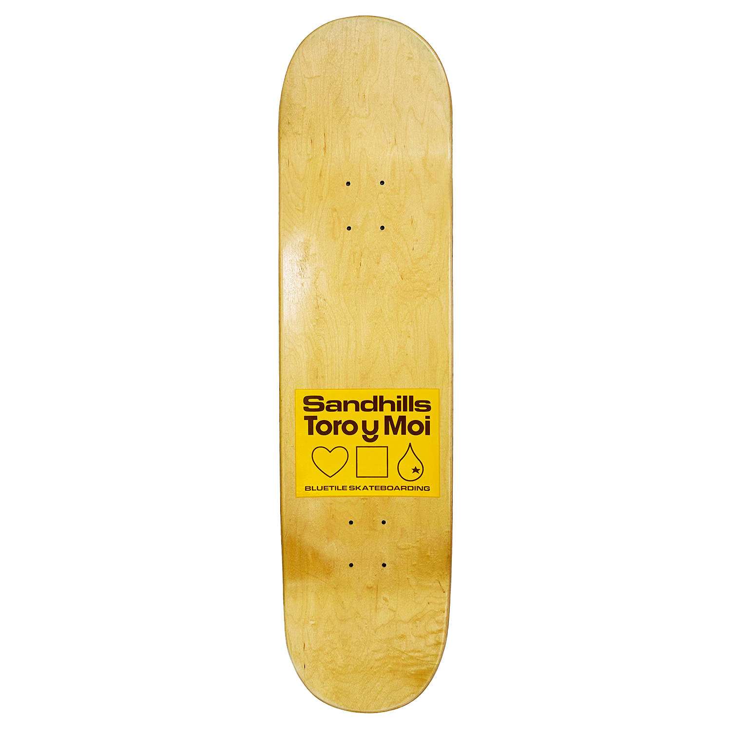 Toro y Moi x Bluetile Skateboarding - Sandhills Skate Deck - 8.75”